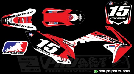 ADESIVO PARA CRF 450 BOCA DE LATA
